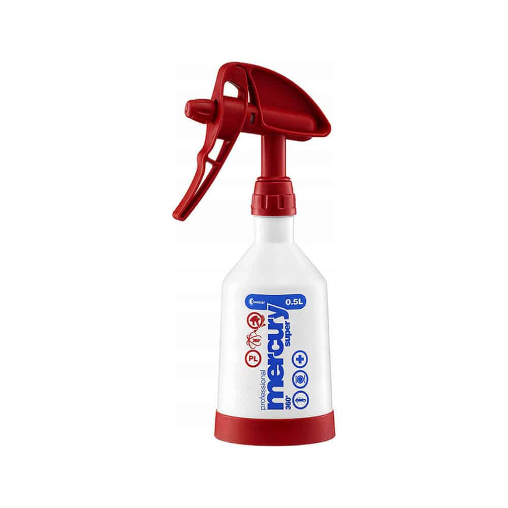 Kwazar Mercury Super 360° Cleaning Pro+ Red 0.5lt Sprayer Hand Sprayer