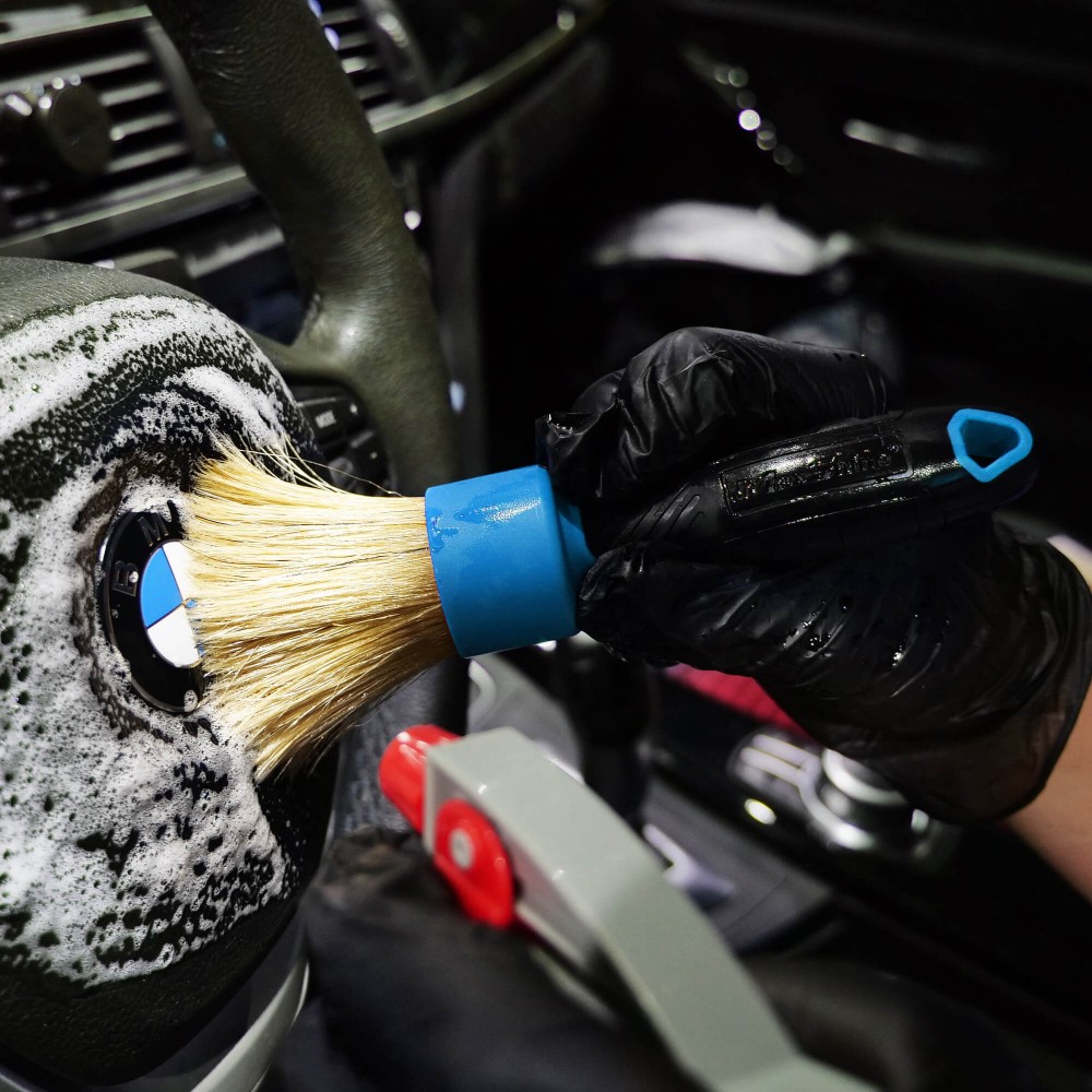 Maxshine Detailing Brush Boar Hair Short Short Boar Hair Detailing Brush