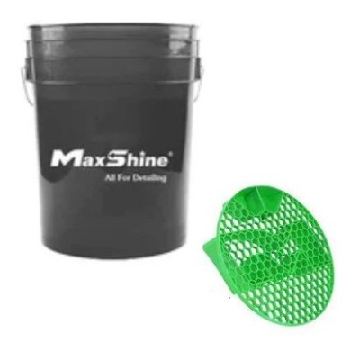 Maxshine Wash Bucket With Gritt Guard 13lt Vehicle Wash Bucket With Grit Guard