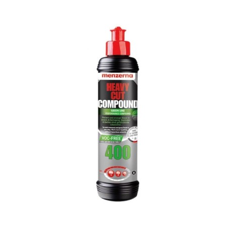 Menzerna Heavy Cut Compoud 400 Green Line Cutting Polishing Compound 250ml