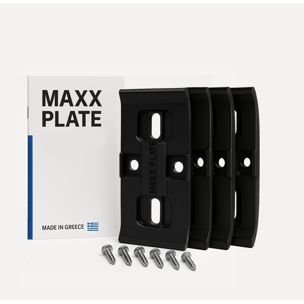 Maxx Plate Innovative License Plate Frame Set For 2 Plates