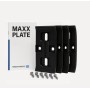 Maxx Plate Innovative License Plate Frame Set For 2 Plates