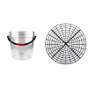 Wash Bucket With Gritt Guard 13lt Transparent Vehicle Wash Bucket With Grit Guard