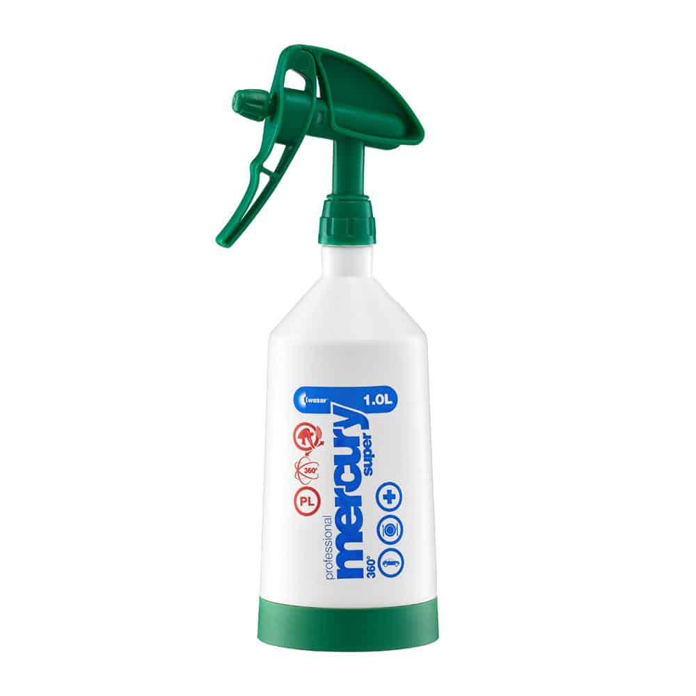 Kwazar Mercury Super 360° Cleaning Pro+ Green 1lt Sprayer Hand Sprayer