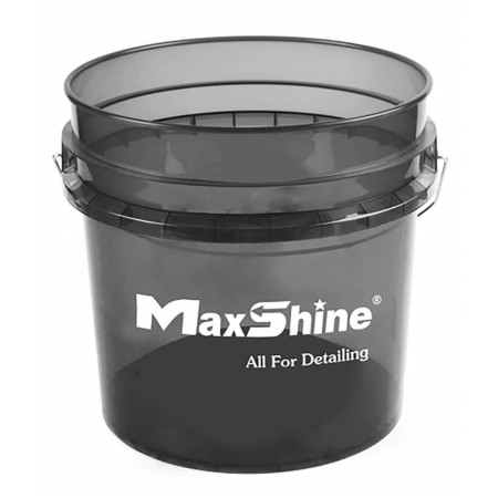 Maxshine Wash Bucket With Gritt Guard 13lt Vehicle Wash Bucket With Grit Guard