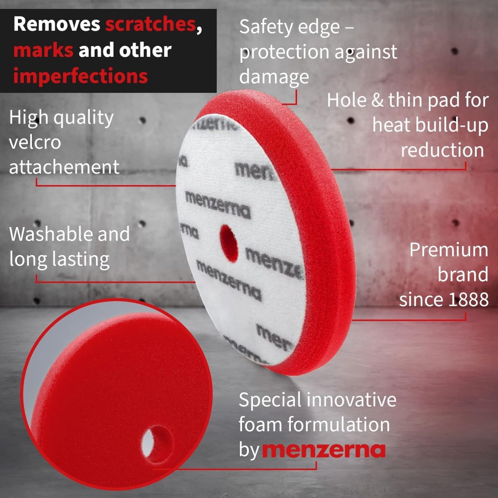 Menzerna Heavy Cut Foam Pad 125mm Cutting Polishing Pad 125mm