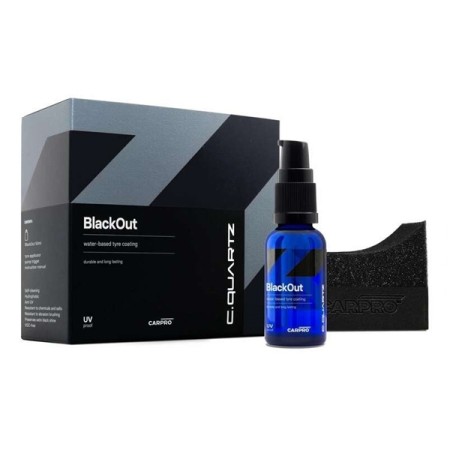 CarPro CQUARTZ Black Out 2.0 Tyre Dressing And Sealant 50ml