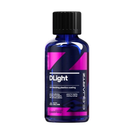 CarPro DLight 30ml Anti UV Coating Ceramic Coating For Exterior Unpainted Plastics, Lights And PPF