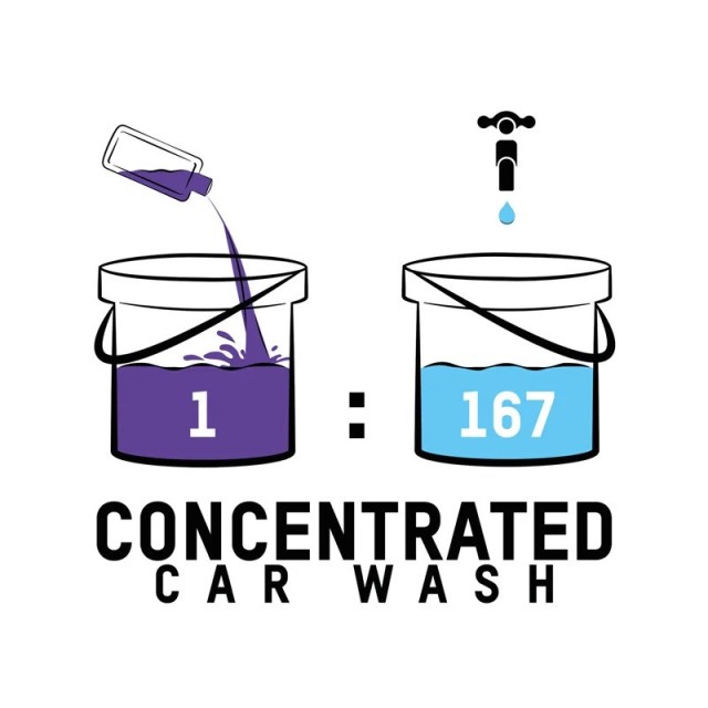 ValetPro Concentrated Car Wash 1lt Concentrated Car Wash Shampoo