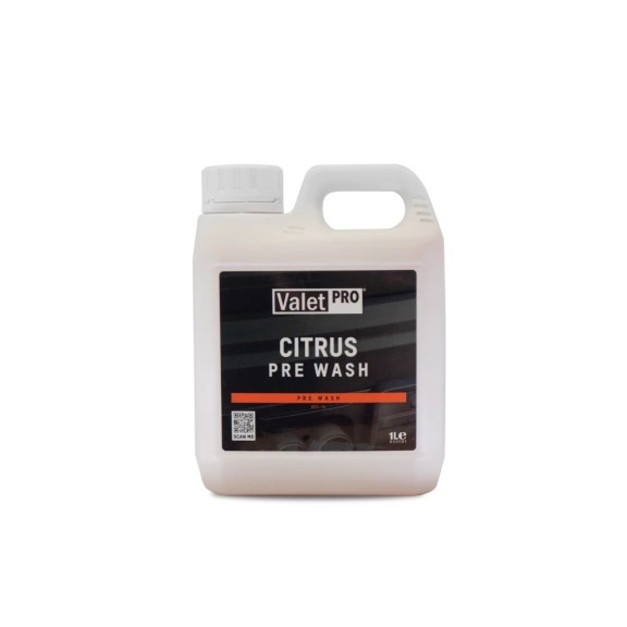 ValetPro Citrus Pre Wash 1lt Pre-Wash For Removing Traffic Film And Insects