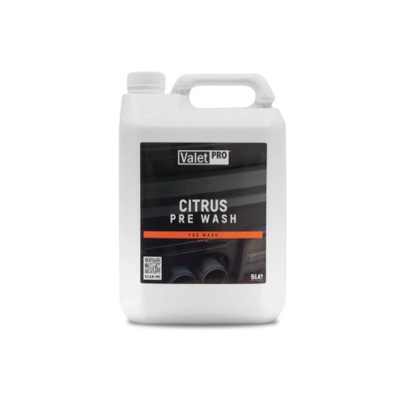 ValetPro Citrus Pre Wash 5lt Pre-Wash For Removing Traffic Film And Insects