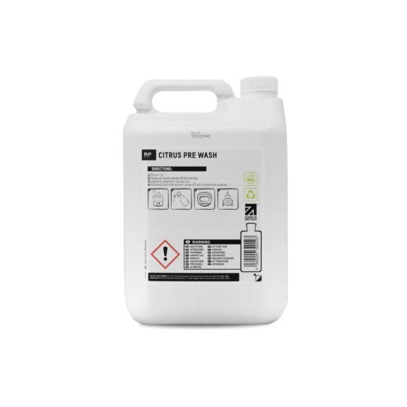 ValetPro Citrus Pre Wash 5lt Pre-Wash For Removing Traffic Film And Insects